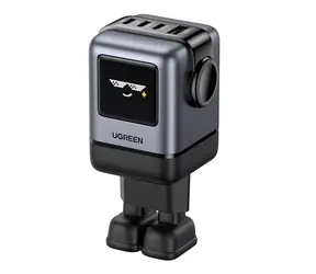 UGREEN 45515B Nexode RG nabíječka šedá / 3x USB-C / 1x USB-A / 100W GaN