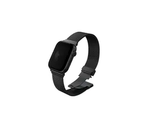UNIQ DANTE PRO řemínek pro Apple Watch 42 & 41 & 40 mm - GRAPHITE BLACK (černá)