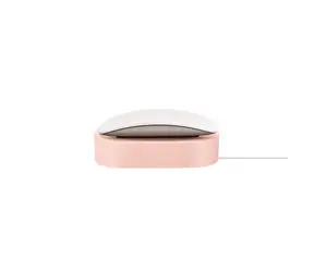 UNIQ Nova stojan pro nabíjení Apple Magic Mouse růžový