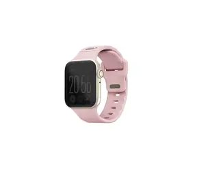 UNIQ Stride FKM řemínek pro Apple Watch 42 & 41 & 40 mm - PALE PINK (růžová)