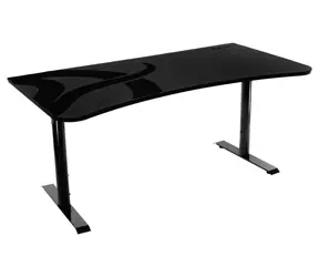 AROZZI ARENA Gaming Desk / Herní stůl / tmavě šedý / D:160cm / Š:82cm / V:71-81cm