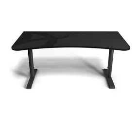 AROZZI  ARENA Gaming Desk Gunmetal Dark Grey / Herní stůl / D:160cm / Š:82cm / V:71cm-81cm