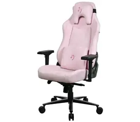 AROZZI VERNAZZA Supersoft Fabric Pink / Herní židle / látkové čalounění / růžová / nosnost 145kg
