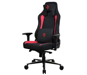 AROZZI VERNAZZA Supersoft Red / Herní židle / látkové čalounění / černočervená / nosnost 145kg