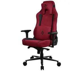 AROZZI VERNAZZA Supersoft Bordeaux / Herní židle / látkové čalounění / vínová / nosnost 145kg