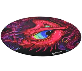 AROZZI Zona Floorpad Crawling Chaos / ochranná podložka na podlahu / kulatá 121 cm průměr / dračí design