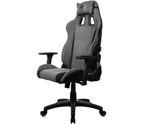 AROZZI AVANTI Soft Fabric Ash / Herní židle / látkové čalounění / šedá / nosnost 120kg