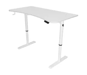 AROZZI ARENA MOTO WHITE / Herní stůl / motorizovaný / bílý / D:160cm / Š:82cm / V:72-118cm