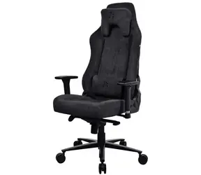 AROZZI VERNAZZA Soft Fabric Pure Black / Herní židle / povrch Elastron / kůže a látka / černá / nosnost 145kg
