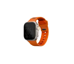 UNIQ Stride FKM řemínek pro Apple Watch 49 & 46 & 45 & 44 mm - VOLT ORANGE (oranžová)