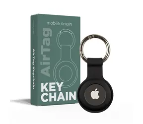 Mobile Origin AirTag KeyChain černá / Klíčenka