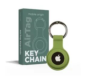 Mobile Origin AirTag KeyChain zelená / Klíčenka