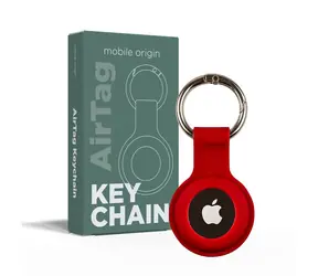 Mobile Origin AirTag KeyChain červená / Klíčenka