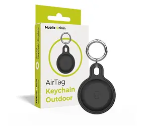 Mobile Origin AirTag Outdoor KeyChain černá / Klíčenka