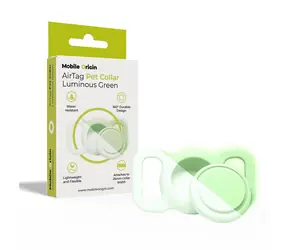 Mobile Origin AirTag Pet Collar zelená / držák na obojek