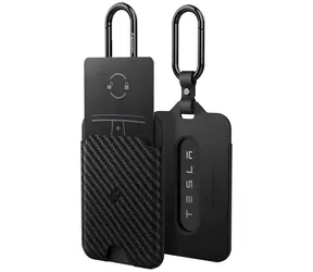 Spigen Tesla Card Holder pouzdro pro karty Tesla 2 ks černá