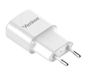 YENKEE YAC 2013WH bílá / USB Nabíječka / 12W / 2.4A