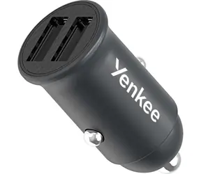 YENKEE YAC 2012 USB černá / Autonabíječka / 2x USB-A / max. 20w / 4A 