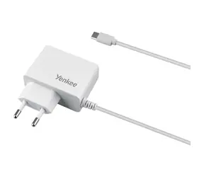 YENKEE YAC 2027WH bílá / Nabíječka / USB-C / 2A / 10W / 1.3m
