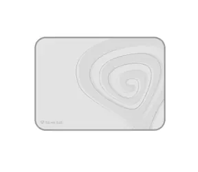 Genesis Carbon 400 M Logo stříbrná / Herní podložka pod myš / 350 x 250 x 3 mm