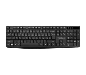 YENKEE YKB 2020CS WL PRIME černá / bezdrátová klávesnice / 2.4 GHz / 1x AAA