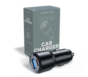 Mobile Origin Car Charger 60W USB-C and USB-A / Dvouportová autonabíječka / 60W 