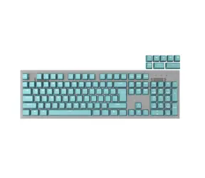 Genesis Lead 300  Double Shot Keycaps zelená / sada náhradních kláves / 106 ks 