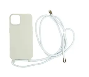 Mobile Origin Lanyard Case zadní kryt pro Apple iPhone 14 světle šedá