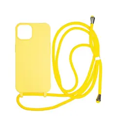 Mobile Origin Lanyard Case zadní kryt pro Apple iPhone 14 žlutá