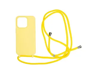 Mobile Origin Lanyard Case zadní kryt pro Apple iPhone 14 Pro žlutá