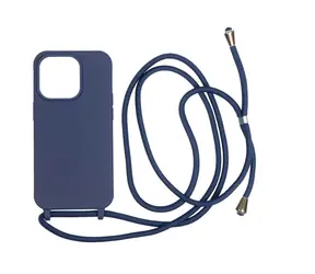 Mobile Origin Lanyard Case zadní kryt pro Apple iPhone 14 Pro modrá