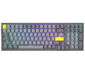 Endorfy Celeris 1800 CZ šedá / herní klávesnice / mechanická / Endorfy Yellow / 2.4GHz / BT / USB