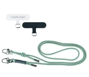 Mobile Origin Lanyard rope 6 mm šňůrka olivově zelená / 82 - 163cm