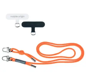 Mobile Origin Lanyard rope 6 mm šňůrka oranžová / 82 - 163cm
