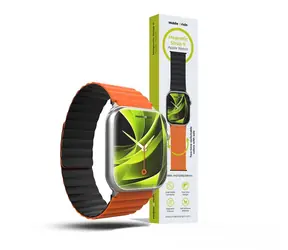 Mobile Origin Magnetic Watch Strap II řemínek pro Apple Watch 49mm/46mm/45mm/44mm oranžová/černá