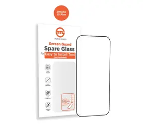 Mobile Origin Orange Screen Guard Spare Glass Apple iPhone 15 Plus / náhradní sklo pro instalační sadu