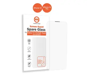 Mobile Origin Orange Screen Guard Spare Glass Apple iPhone 12 Pro/12 / náhradní sklo pro instalační sadu
