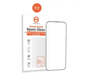 Mobile Origin Orange Screen Guard Spare Glass Apple iPhone 15 Pro / náhradní sklo pro instalační sadu