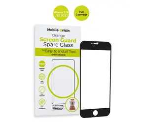 Mobile Origin Orange Screen Guard Spare Glass Apple iPhone 8/7/SE 2022/SE 2020 / náhradní sklo pro instalační sadu