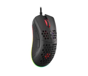Genesis Krypton 555 černá / herní optická myš / 8000 DPI / 7 tlačítek / USB / 1.8 m