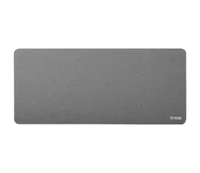 YENKEE YPM 9040GY Office XXL šedá  / kancelářská podložka pod myš a klávesnici / 900 x 400 x 4 mm
