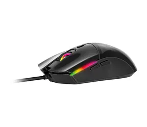 YENKEE YMS 3010 PRISMA USB černá / herní optická myš / 12000 DPI / 6 tlačítek / USB / 1.5 m