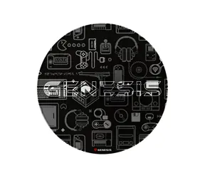 Genesis Tellur 300 Gear černá / podložka pod židli / 100 x 100cm