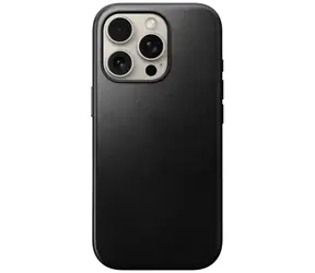 Nomad Modern Leather Case kožený kryt pro Apple iPhone 16 Pro černá
