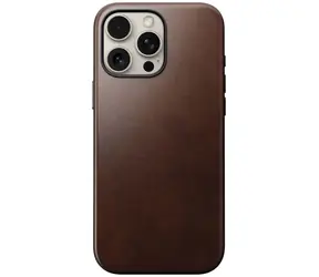 Nomad Modern Leather Case kožený kryt pro Apple iPhone 16 Pro Max hnědá