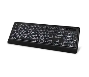 YENKEE YKB 1025CS USB VISION černá / kancelářská klávesnice / podsvícená / USB / 1.5 m
