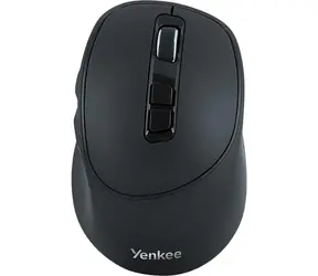 YENKEE YMS 2080GY WL SLIDER černá / bezdrátová optická myš / 2400 DPI / 6 tlačítek / 2.4 GHz / USB-C 