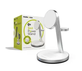 Mobile Origin Qi2 PowerStand 3in1 with GAN adapter 35W bílá / nabíjecí stanice