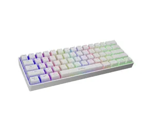 Genesis Thor 660 RGB Gateron Red US bílá / bezdrátová klávesnice / USB-C / Bluetooth