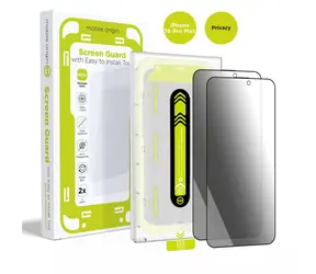 Mobile Origin Screen Guard Privacy ochranné sklo pro Apple iPhone 16 Pro Max s aplikátorem / 2 ks